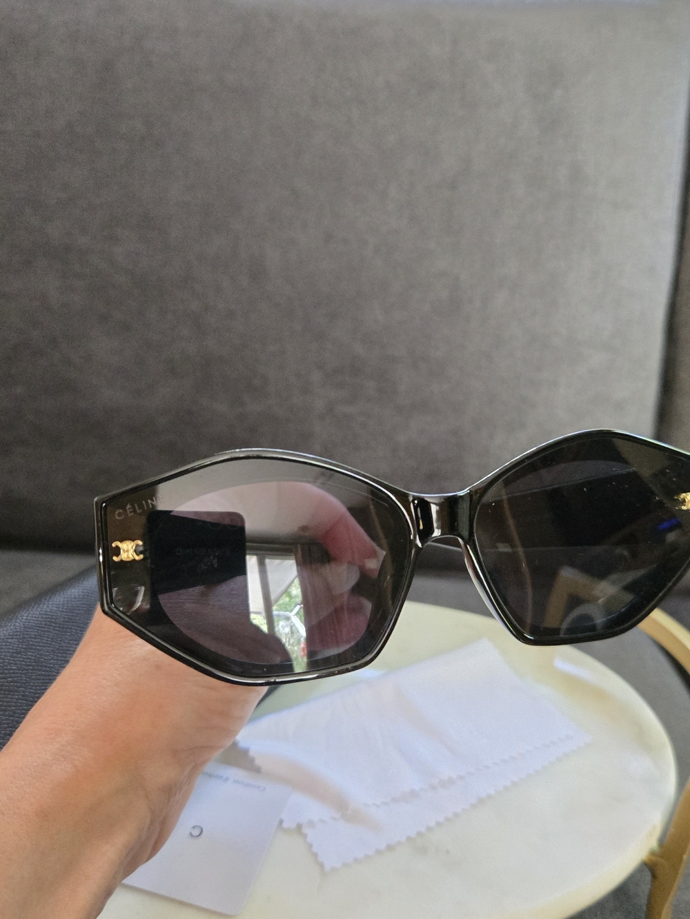 Black Cat-Eye Sunglasses